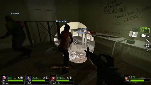 Left 4 Dead 2 - The Parish Campaign Gameplay (As Ellis L4D1 Weapon Animations) смотреть онлайн