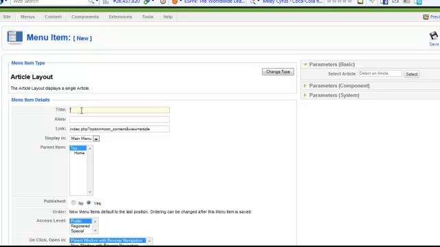 How to create menu using joomla 1.5 смотреть онлайн