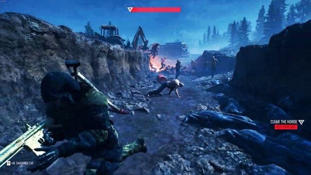 GHOST SLAUGHTERS ZOMBIE HORDE | DAYS GONE MOD GAMEPLAY смотреть онлайн