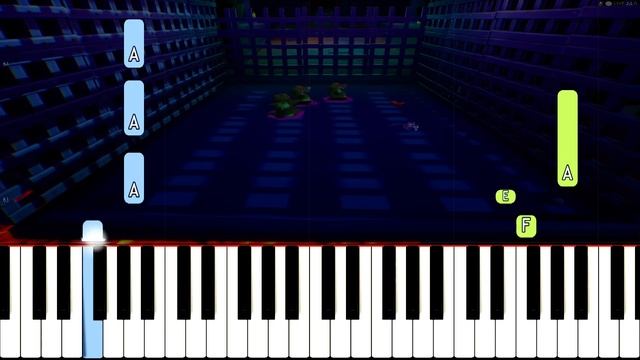 Billie Bust Up - Barnaby Boss Fight - EASY Piano Tutorial смотреть онлайн