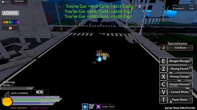 How To Get Gojo Unsealed and Toda/Fishing Full Showcase! Anime Spirits | Roblox смотреть онлайн