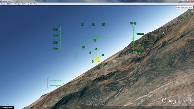 Google Earth Flight Simulator - Moroccan F-16 Over High ATLAS Mountains смотреть онлайн