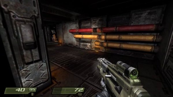 Quake 4 "Remastered" - MCC Landing Site Gameplay