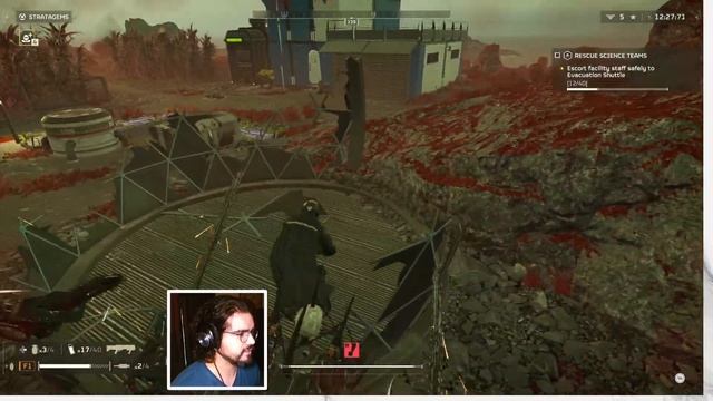 helldivers 2 test video. look at me die without my friends! смотреть онлайн