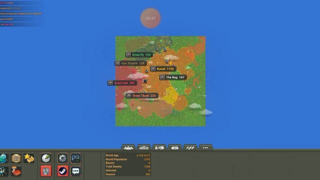 Worldbox Part 23 Humans War (200 Years Timelapse) смотреть онлайн