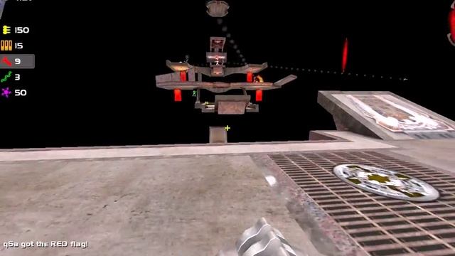 Quake Live - Space CTF 1 minute, 11 impressives, 2 tricks, 1 cap смотреть онлайн