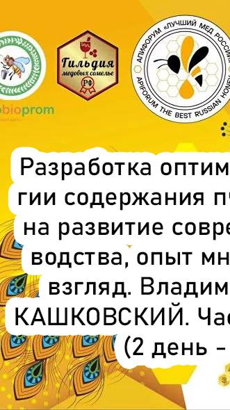 КАШКОВСКИЙ Владимир Георгиевич - АпиФорум 2024. Часть 2. Трансляция (2 день - 12.10.24) смотреть онлайн