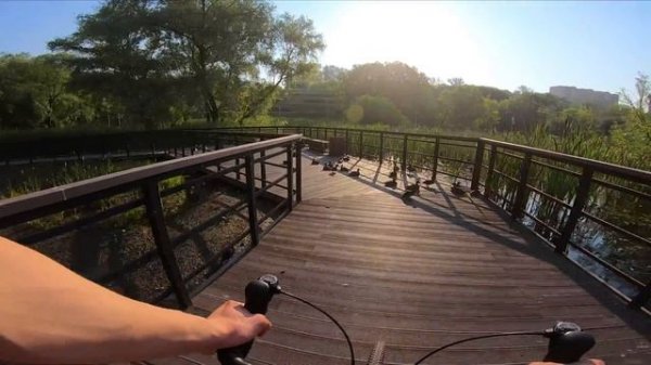 5 УТРА в парках МОСКВЫ  на GRAVEL BIKE