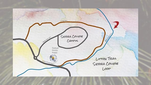 Sierra College, Litton Trail Loop, Map and Sights Narration смотреть онлайн