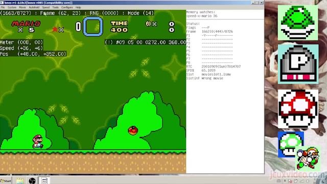 Speed Game [60FPS]: TAS Total Control de Super Mario World/ Comment faire un TAS смотреть онлайн