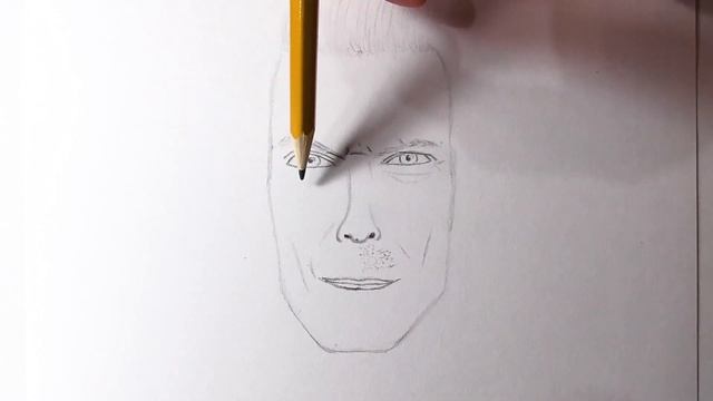 Pencil Portrait of Sam Lake as Max Payne | Timelapse смотреть онлайн