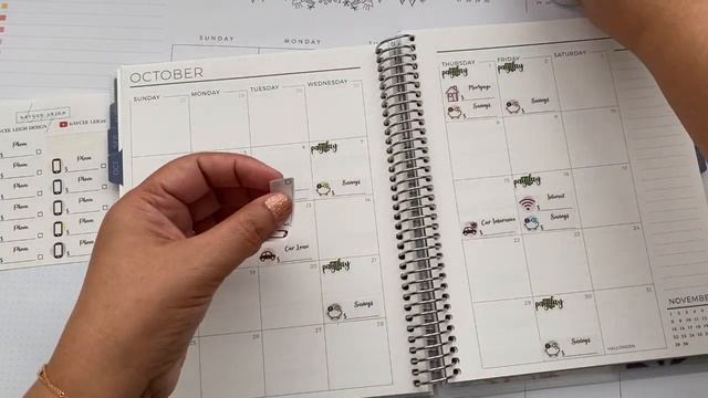October Family Monthly Budget Setup | Frankenplanner | Plum Paper | EC Lifeplanner смотреть онлайн