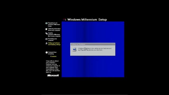 Установка Windows Millennium Build 2348 на VirtualBox смотреть онлайн