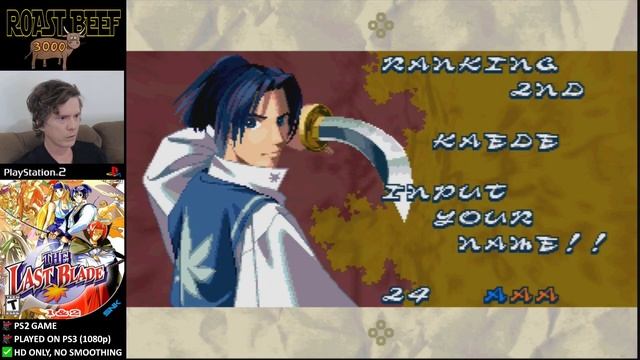 The Last Blade [PS2] Full Playthrough as Kaede - GENUINE HARDWARE 1080p смотреть онлайн