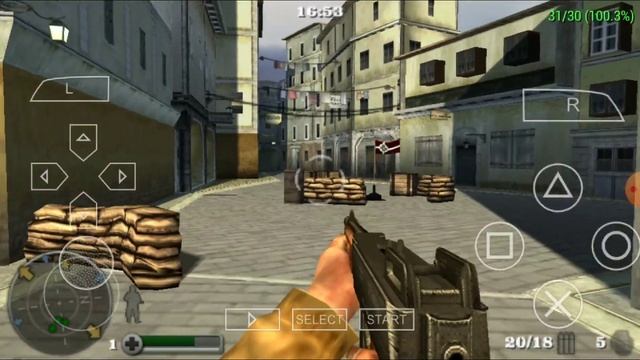 Medal of Honor : Heroes PPSSPP Gameplay смотреть онлайн