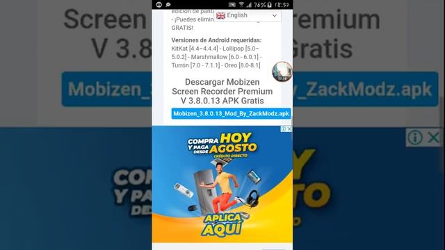 COMO DESCARGAR MOBIZEM PREMIUM EN ANDROID (Tecnologi Android) смотреть онлайн
