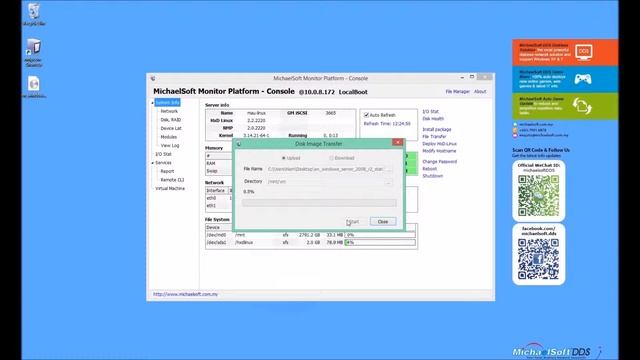 8) MichaelSoft Cybercafe Diskless System (MAU) - How to upload iso to server? смотреть онлайн