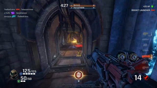 Quake Champions Doom Slayer Deathmatch Gameplay - Blood Covenant (34 frags) смотреть онлайн