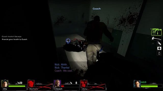 L4D2 single-player game-play (No Mercy campaign, 8 Survivors) {8n't Fall Back} смотреть онлайн