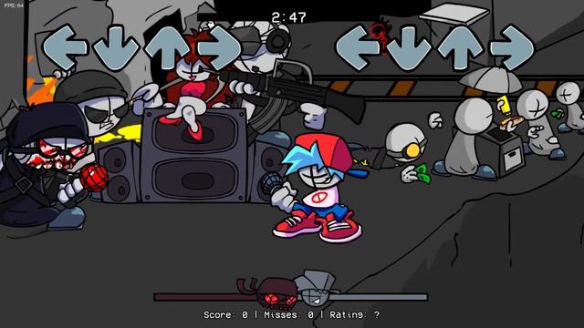 FNF NEXUS funkin VS Nexus Hank FULL WEEK (and secret song) смотреть онлайн