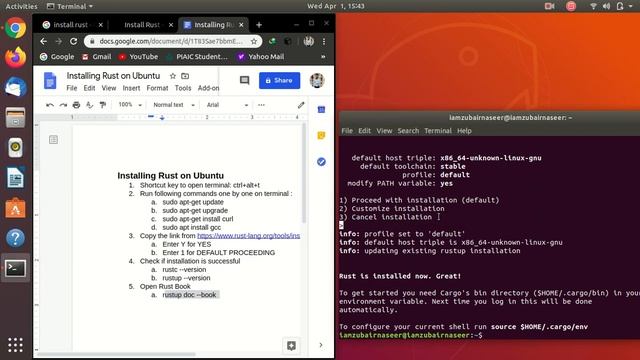 Rust Installation on Ubuntu смотреть онлайн