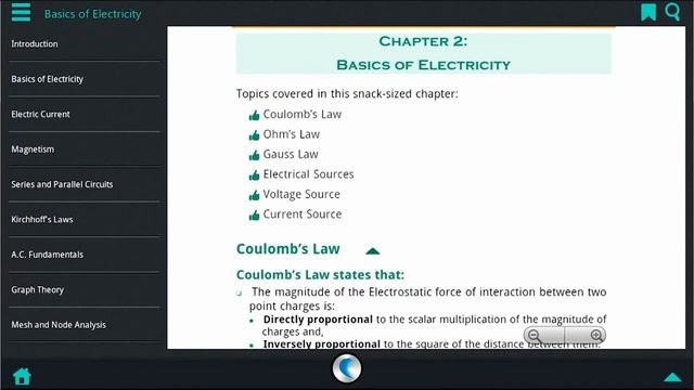 Demo of Electrical Engineering 101 App on Android Tablet смотреть онлайн