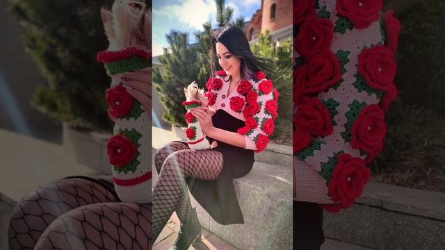 Crochet bolero with granny square motifs | Болеро крючком из мотивов бабушкин квадрат смотреть онлайн