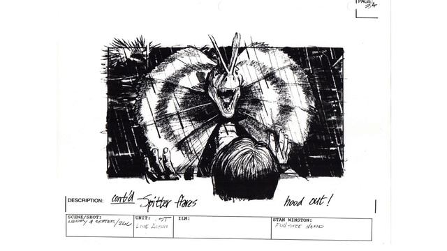 Jurassic Storyboards - Jurassic Park: Spitter Sequence (Revised Ending)