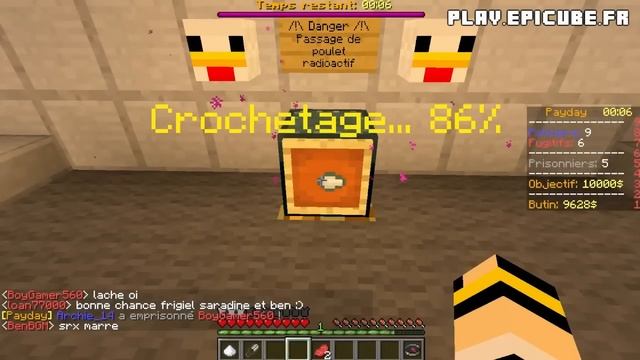 Frigiel VS Saradine : PayDay sur EpiCube ! - Minecraft смотреть онлайн