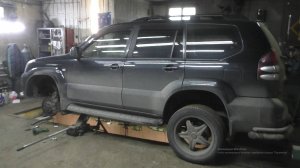 Toyota Land Cruiser Prado 120 замена сайлентблоков переднего рычага