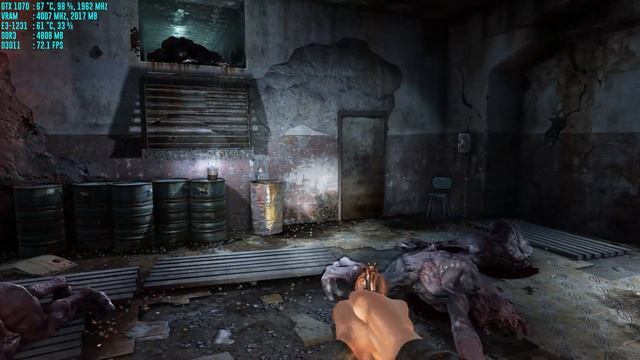 Metro 2033 REDUX: GTX 1070 OC | Ultra - 1440P | FRAME-RATE TEST смотреть онлайн