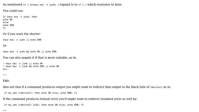 Unix & Linux: bash if statement behaviour question (2 Solutions!!) смотреть онлайн