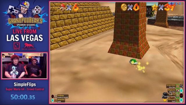 Speedrun Sessions: Simpleflips Plays Mario 64 Crowd Control! смотреть онлайн