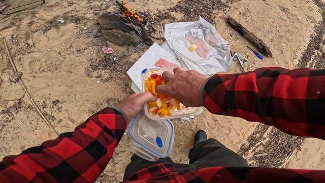 CATCH & COOK On A OPEN FIRE.