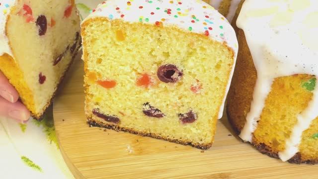 ВЛАЖНЫЙ И ВОЗДУШНЫЙ Творожный КУЛИЧ смотреть онлайн