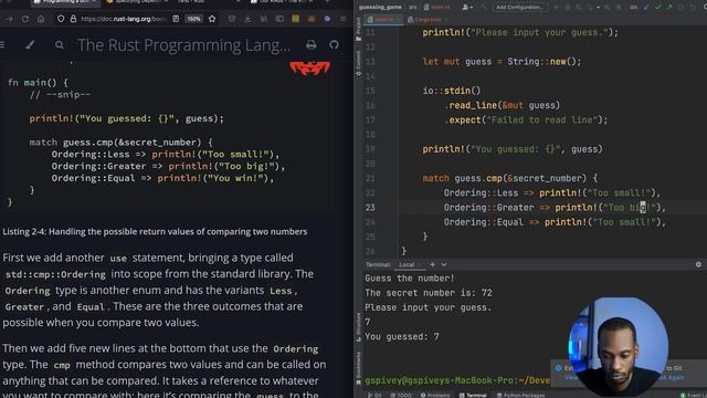Rust Book Guessing Game смотреть онлайн