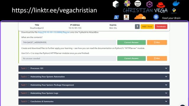 TRY HACK ME - Linux fundamentals Part 3 смотреть онлайн