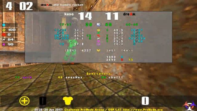 Quake 3 CPMA: RPML13[playoff]dreAm-vs-kuso-cpm24 смотреть онлайн