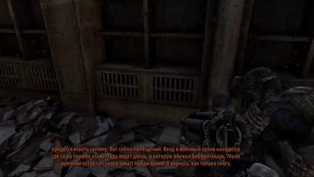 Прохождение Metro 2033 Redux#8. Библиотека смотреть онлайн