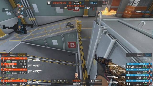 Dignitas VIE vs forZe - Map 2 (Nuke) - Flashpoint 2 - Last Chance Match смотреть онлайн
