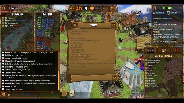 MAFIA TRIES TO LYNCH ME. Town of Salem | Master Elo Veteran смотреть онлайн