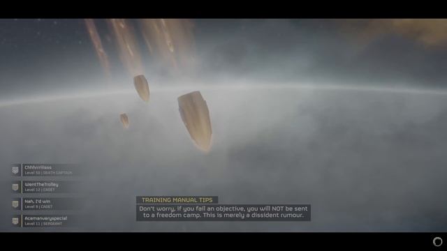 (4k) Helldivers 2 drop pod sequence смотреть онлайн