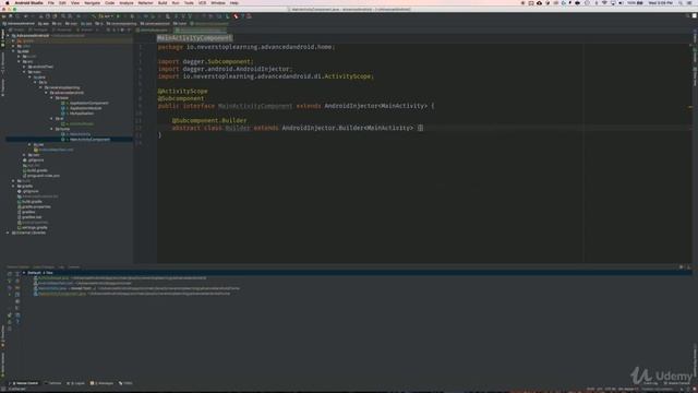 Advanced Android - Architecture with Dagger 2 and more : Creating the Activity Scope смотреть онлайн