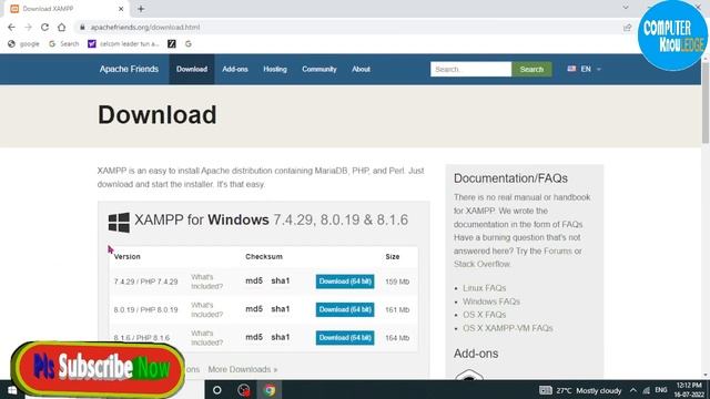 HOW TO DOWNLOAD XAMPP SOFTWARE FOR WINDOWS PC | ZAMPP SOFTWARE KASE DOWNLOAD KARE | смотреть онлайн