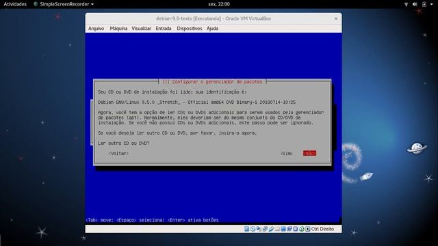 instalação básica do Debian em modo texto смотреть онлайн