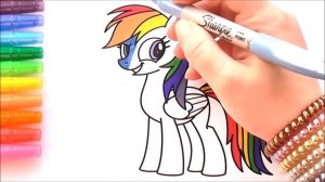 Май Литл Пони Мультик Раскраска Рисуем Раскраски Видео для Детей