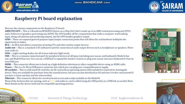 Lecture Video 15CS81 Module 5 IOT Raspbarypi Part 6 RB смотреть онлайн