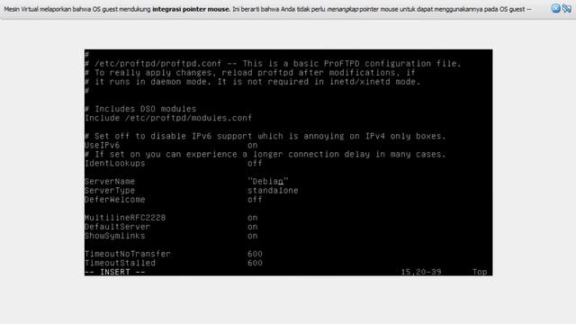 MENGINSTAL DAN MENGKONFIGURASI FTP SERVER PADA DEBIAN LINUX смотреть онлайн