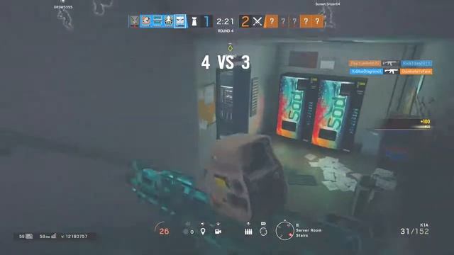 Rainbow Six Siege-Vigil Ace!!!(Good tactics) смотреть онлайн