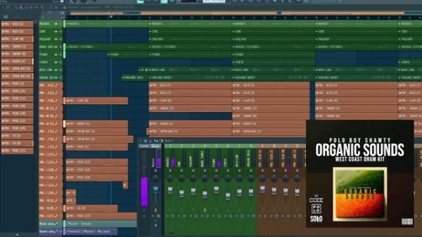 FREE West Coast Drum Kit "Organic Sounds" (Drum Kit + Flp) | Polo Boy Shawty West Coast Kit